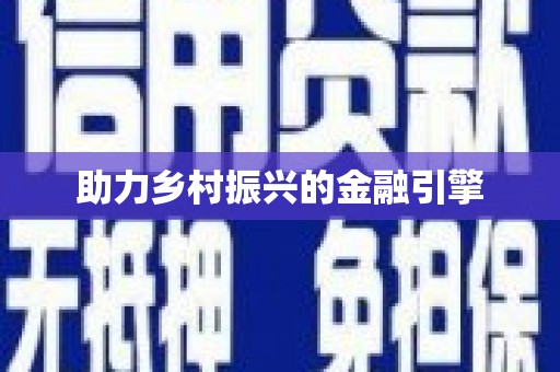 黄梅助力乡村振兴的金融引擎