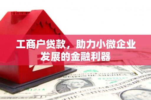 黄梅工商户贷款，助力小微企业发展的金融利器