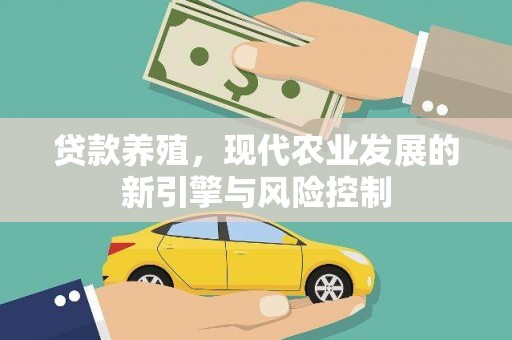 黄梅贷款养殖，现代农业发展的新引擎与风险控制
