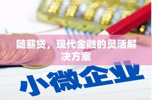 黄梅随薪贷，现代金融的灵活解决方案