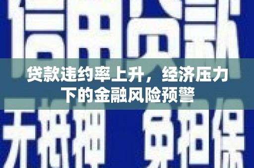 黄梅贷款违约率上升，经济压力下的金融风险预警
