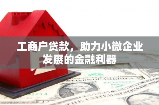 黄梅工商户贷款，助力小微企业发展的金融利器