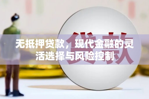 黄梅无抵押贷款，现代金融的灵活选择与风险控制