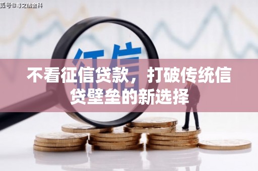 黄梅不看征信贷款，打破传统信贷壁垒的新选择