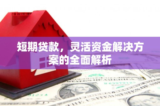 黄梅短期贷款，灵活资金解决方案的全面解析