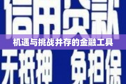 黄梅机遇与挑战并存的金融工具