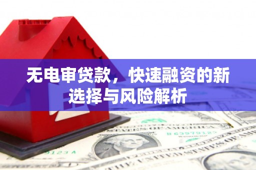 黄梅无电审贷款，快速融资的新选择与风险解析