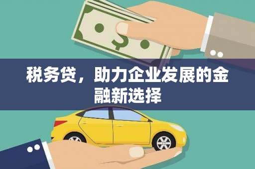 黄梅税务贷，助力企业发展的金融新选择