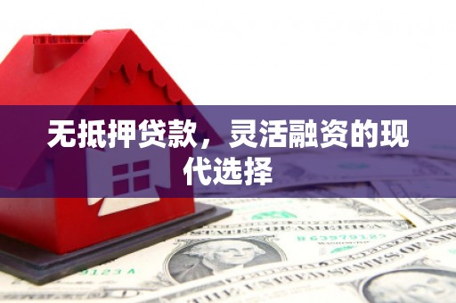 黄梅无抵押贷款，灵活融资的现代选择