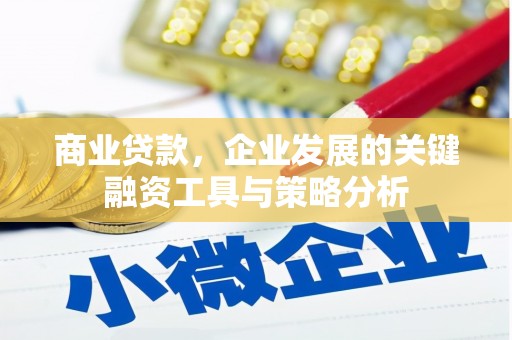 黄梅商业贷款，企业发展的关键融资工具与策略分析
