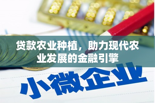 黄梅贷款农业种植，助力现代农业发展的金融引擎