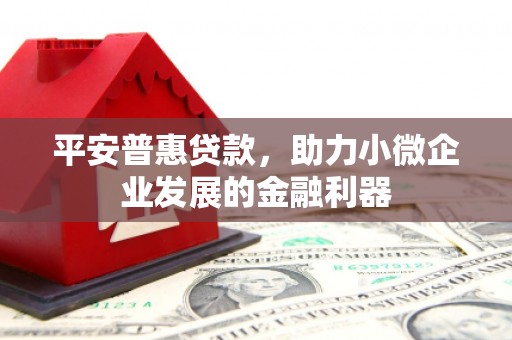 黄梅平安普惠贷款，助力小微企业发展的金融利器
