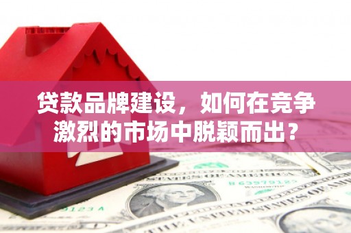 黄梅贷款品牌建设，如何在竞争激烈的市场中脱颖而出？