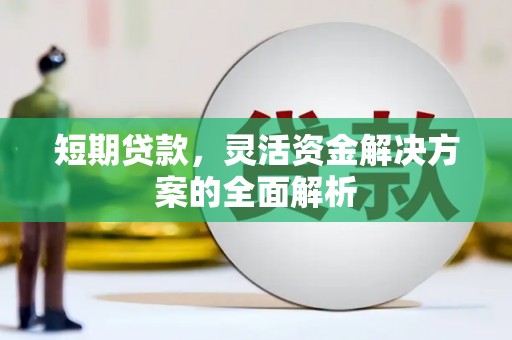 黄梅短期贷款，灵活资金解决方案的全面解析