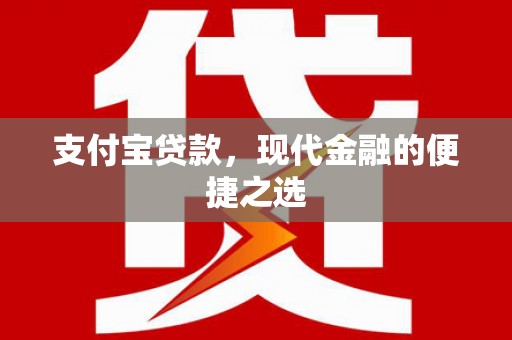 黄梅支付宝贷款，现代金融的便捷之选