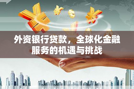 黄梅外资银行贷款，全球化金融服务的机遇与挑战