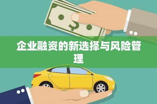 黄梅企业融资的新选择与风险管理