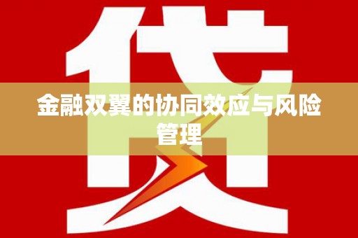 黄梅金融双翼的协同效应与风险管理