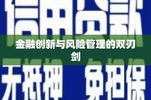 黄梅金融创新与风险管理的双刃剑