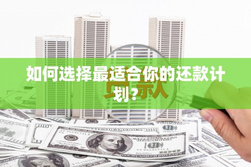 黄梅如何选择最适合你的还款计划？