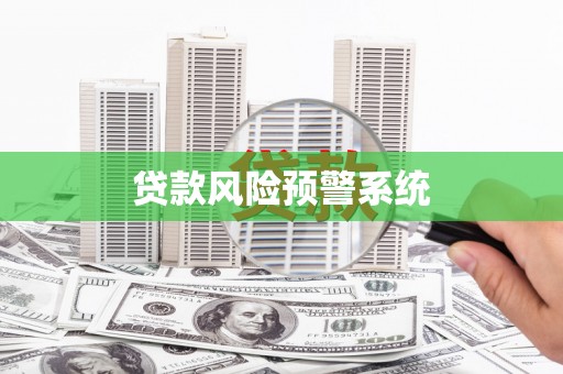 黄梅贷款风险预警系统
